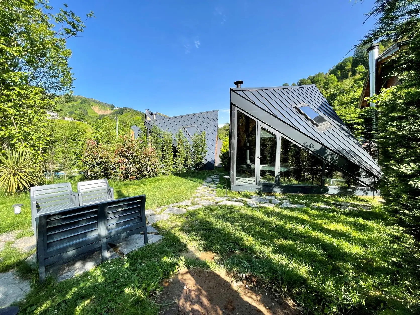 Jakuzili Asma Şömineli Bungalov - 201/202 2