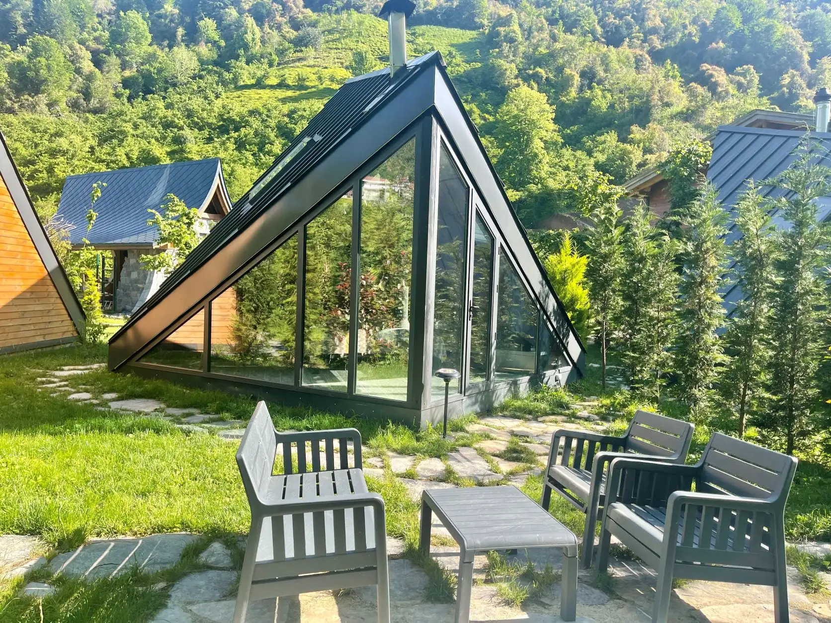 Jakuzili Asma Şömineli Bungalov - 201/202